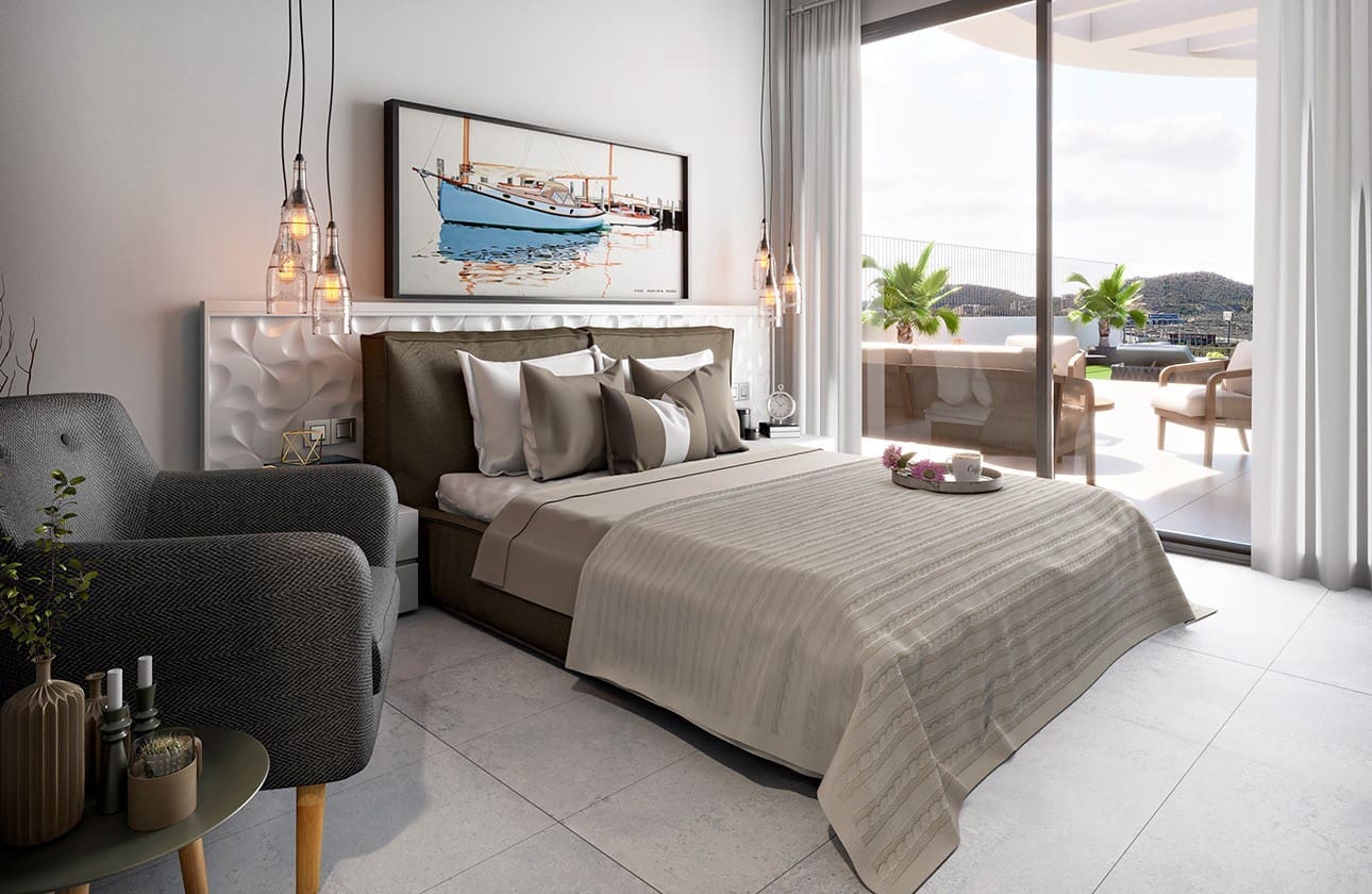 2 sovrum Takvåning till salu i Finestrat med pool garage - 485 000 € (Ref: 8494399)