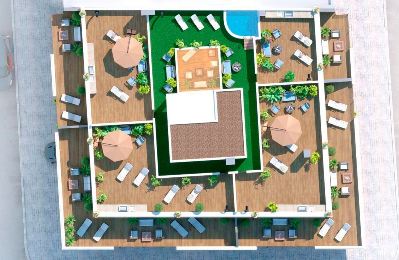 3 soveværelse Penthouse til salg i Torrevieja med swimmingpool garage - € 419.900 (Ref: 8506289)