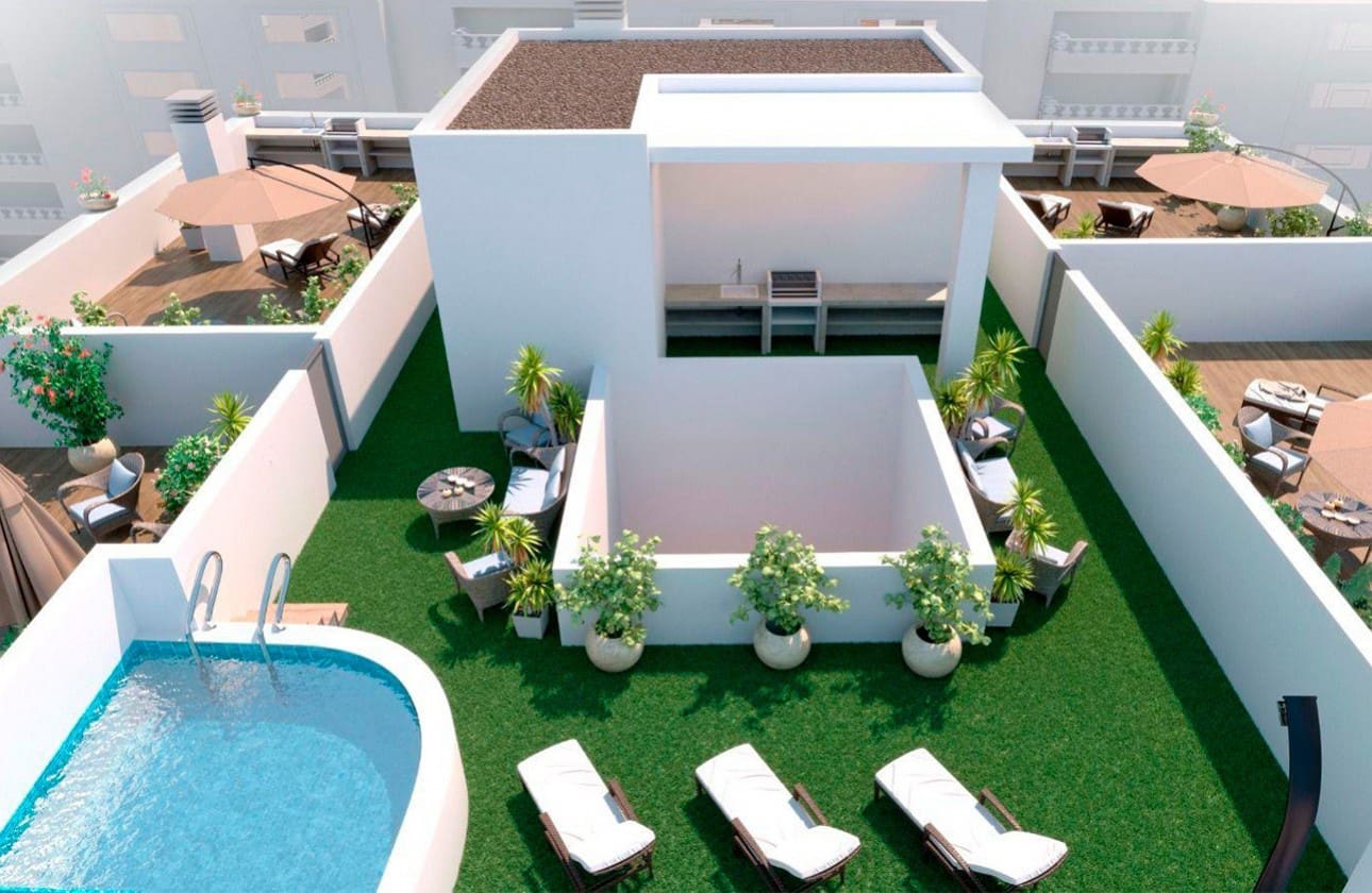 3 soveværelse Penthouse til salg i Torrevieja med swimmingpool garage - € 419.900 (Ref: 8506289)