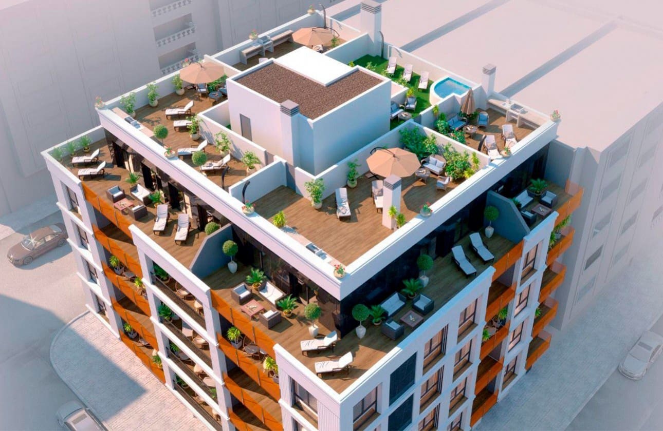 3 soveværelse Penthouse til salg i Torrevieja med swimmingpool garage - € 419.900 (Ref: 8506289)