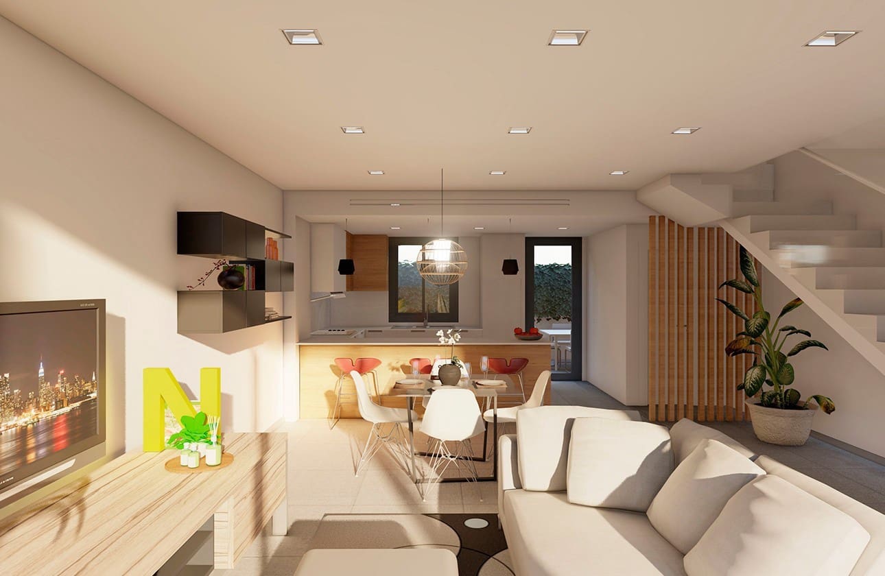 2 soveværelse Semi-Rækkehus til salg i Cox med swimmingpool garage - € 219.000 (Ref: 8573071)