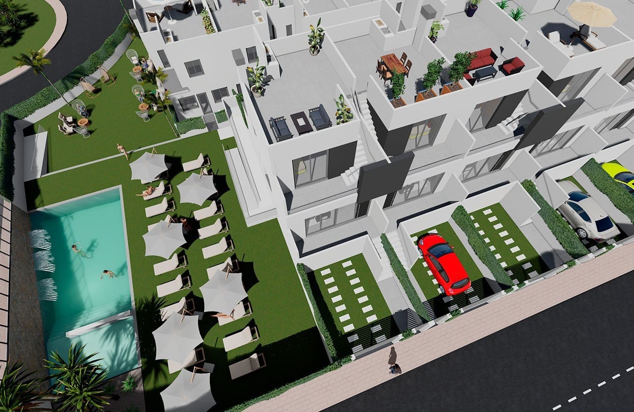 2 soveværelse Semi-Rækkehus til salg i Cox med swimmingpool garage - € 219.000 (Ref: 8573071)