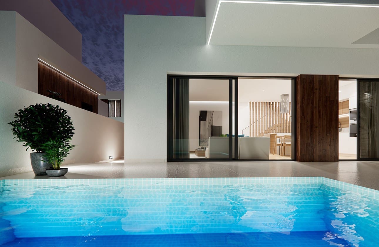 3 soveværelse Semi-Rækkehus til salg i Dolores med swimmingpool garage - € 425.000 (Ref: 8609328)