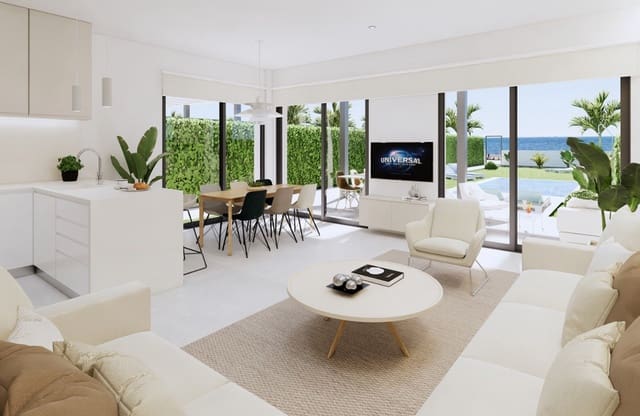 3 chambre Villa/Maison Semi-Mitoyenne à vendre à Los Narejos - Punta Calera, Los Alcázares avec piscine garage - 1 095 000 € (Ref: 8625949)