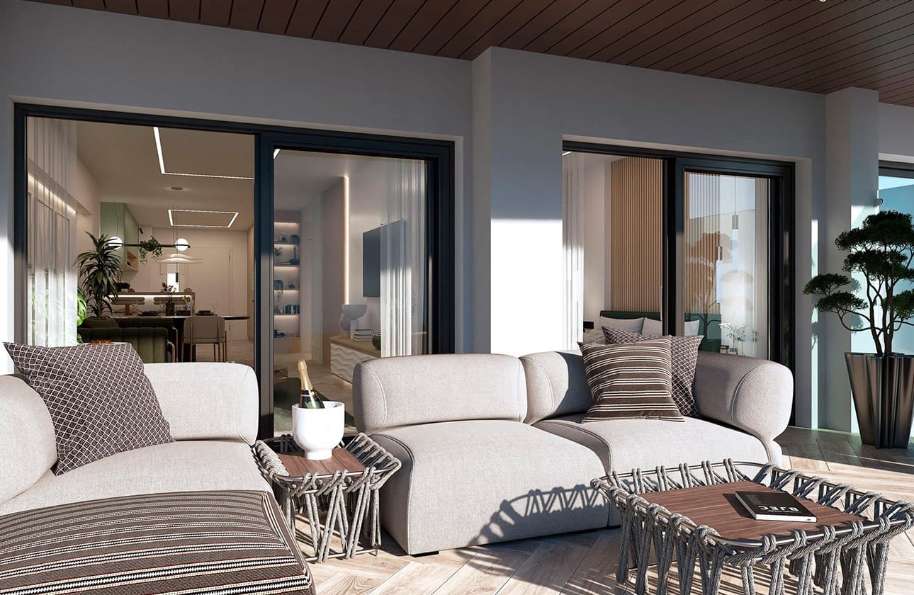 2 soverom Leilighet til salgs i La Manga del Mar Menor med svømmebasseng garasje - € 473 000 (Ref: 8650939)