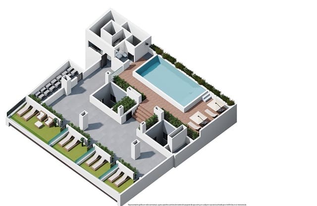 2 sovrum Lägenhet till salu i Las Piscinas Naturales, Torrevieja med pool - 278 000 € (Ref: 8655722)