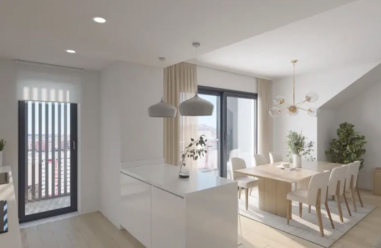 3 soverom Penthouse til salgs i Alicante by med svømmebasseng garasje - € 391 000 (Ref: 8661433)