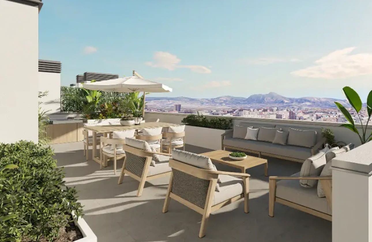 3 soveværelse Penthouse til salg i Alicante by med swimmingpool garage - € 430.000 (Ref: 8661436)