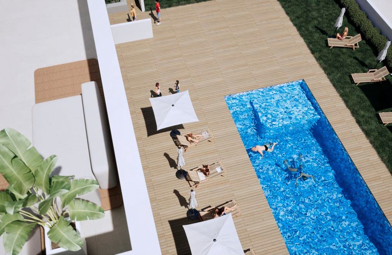 3 sovrum Takvåning till salu i Los Narejos med pool garage - 419 900 € (Ref: 8664280)