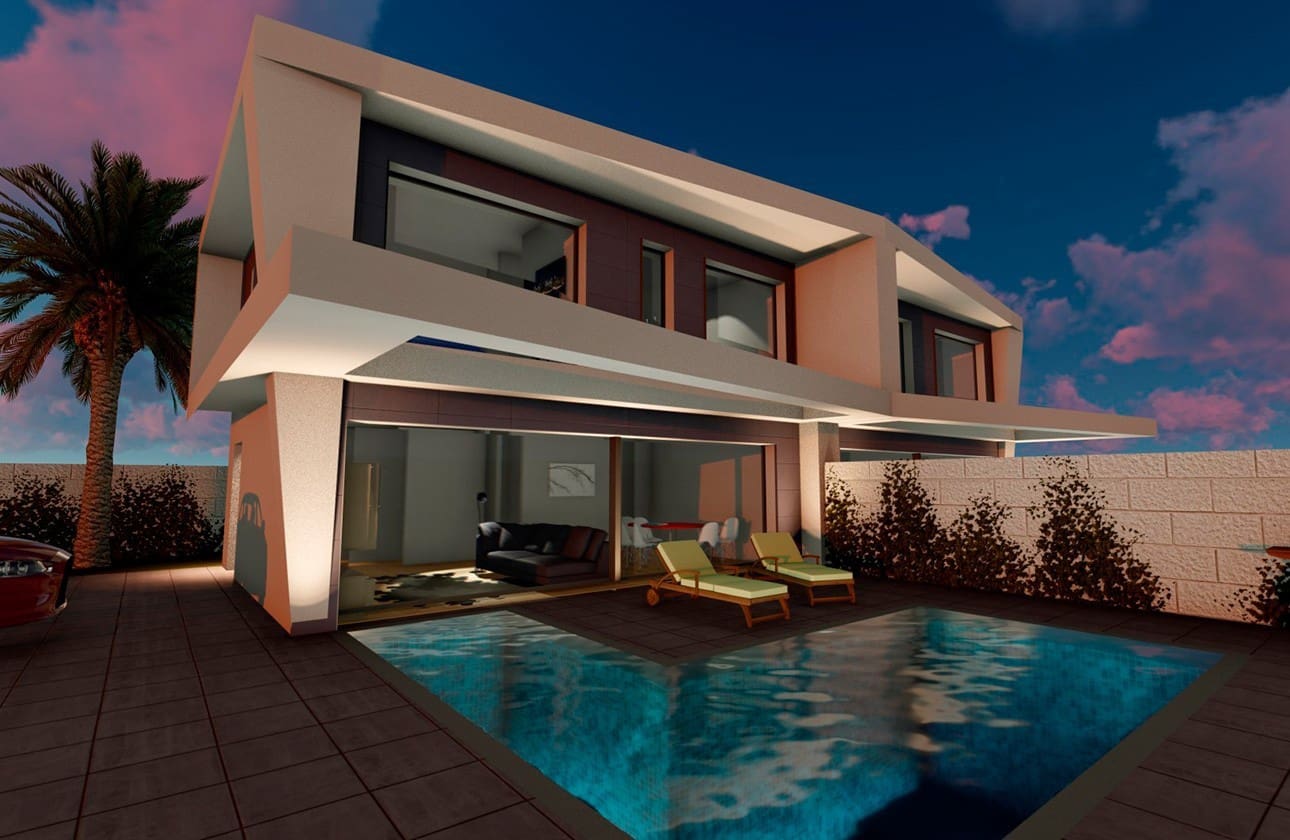 3 camera da letto Villetta Bifamiliare in vendita in Gran Alacant con piscina garage - 425.000 € (Rif: 8744509)