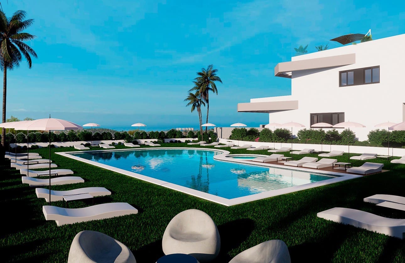 Apartamento de 2 habitaciones en Finestrat en venta con piscina garaje - 389.900 € (Ref: 8796140)