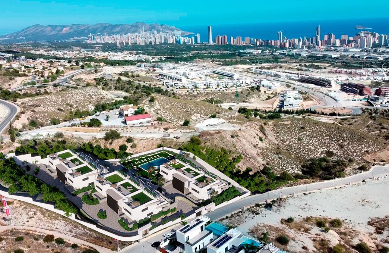 Apartamento de 2 habitaciones en Finestrat en venta con piscina garaje - 389.900 € (Ref: 8796140)