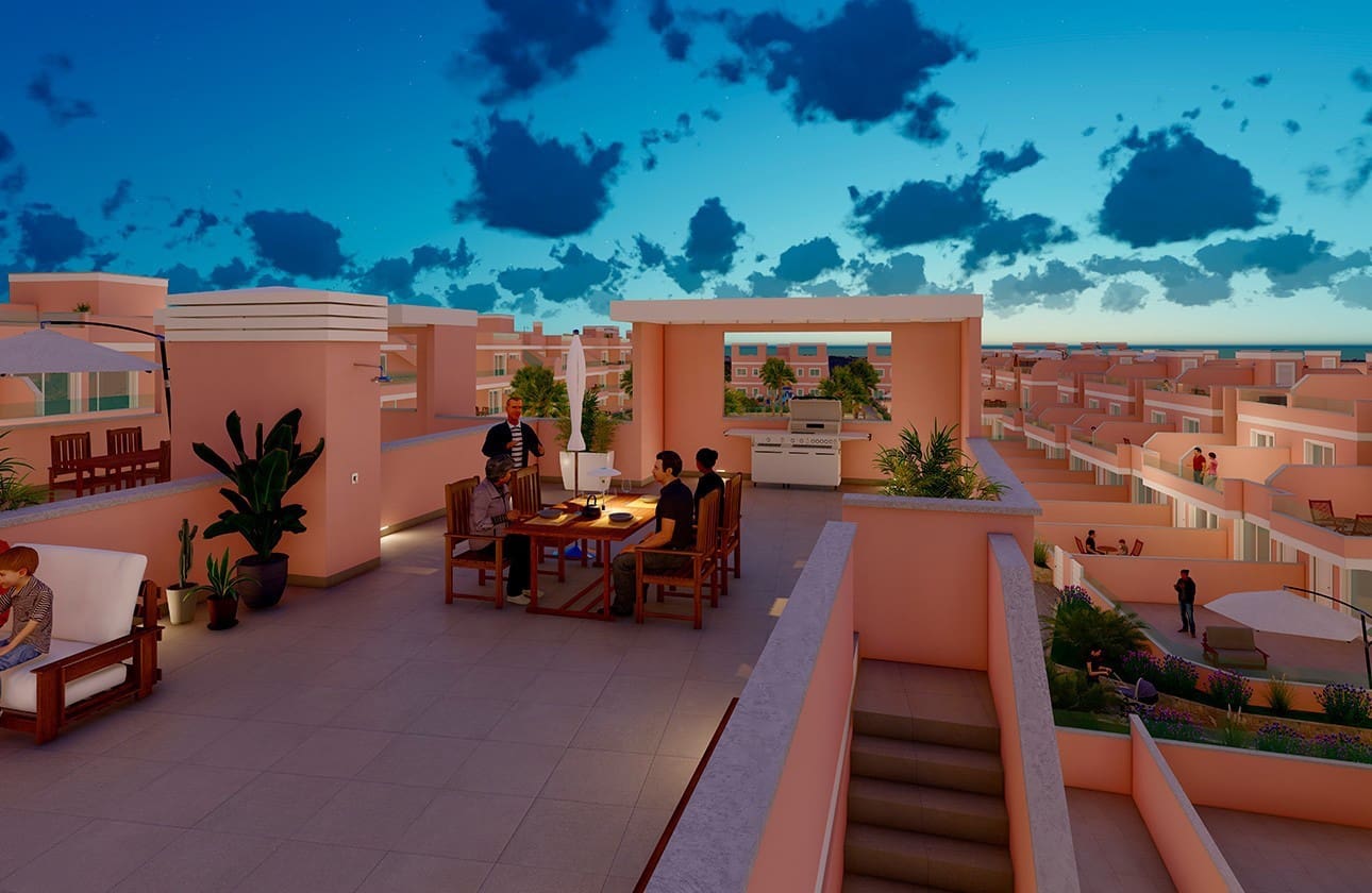 3 sovrum Bungalow till salu i Pilar de la Horadada med pool garage - 284 900 € (Ref: 8839906)