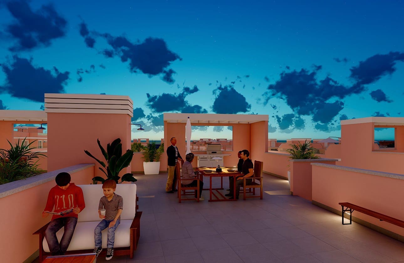 3 slaapkamer Penthouse te koop in Pilar de la Horadada met zwembad garage - € 349.900 (Ref: 8839908)