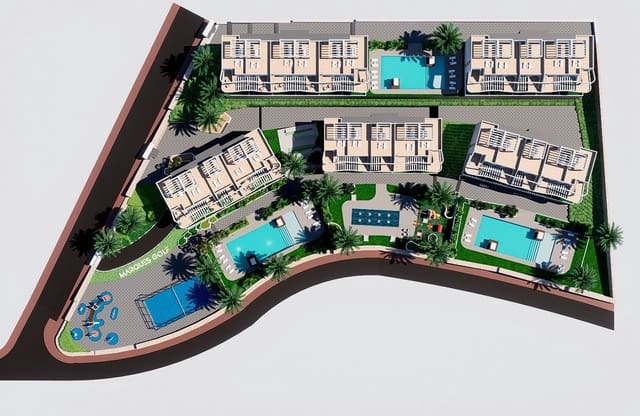 2 sovrum Takvåning till salu i Balcón de Finestrat - Terra Marina, Finestrat med pool garage - 369 900 € (Ref: 8842422)