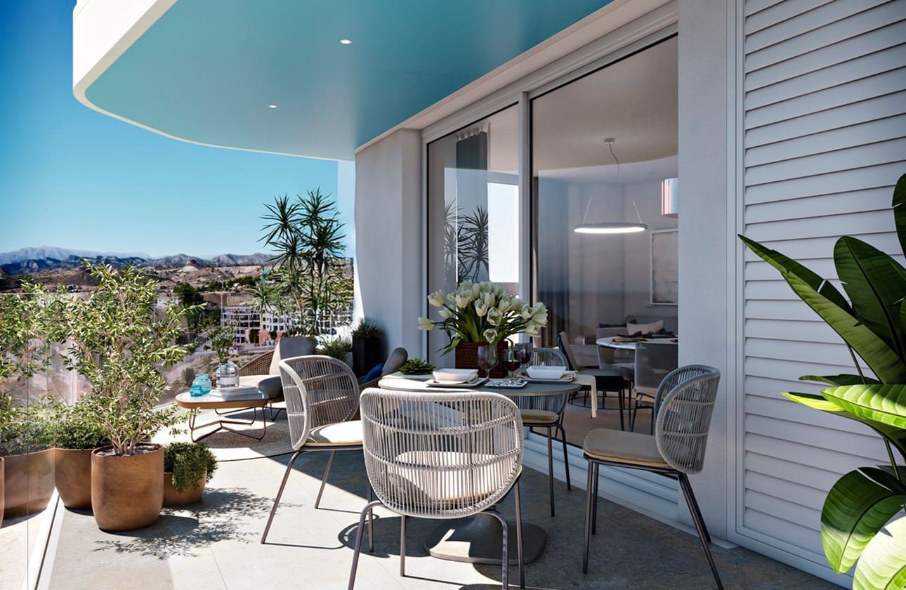 2 sypialnia Apartament na sprzedaż w La Villajoyosa / Vila Joiosa z basenem garażem - 495 000 € (Ref: 8853130)