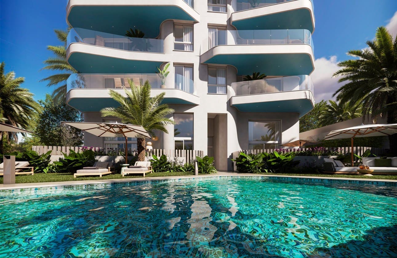 2 sypialnia Apartament na sprzedaż w La Villajoyosa / Vila Joiosa z basenem garażem - 495 000 € (Ref: 8853130)