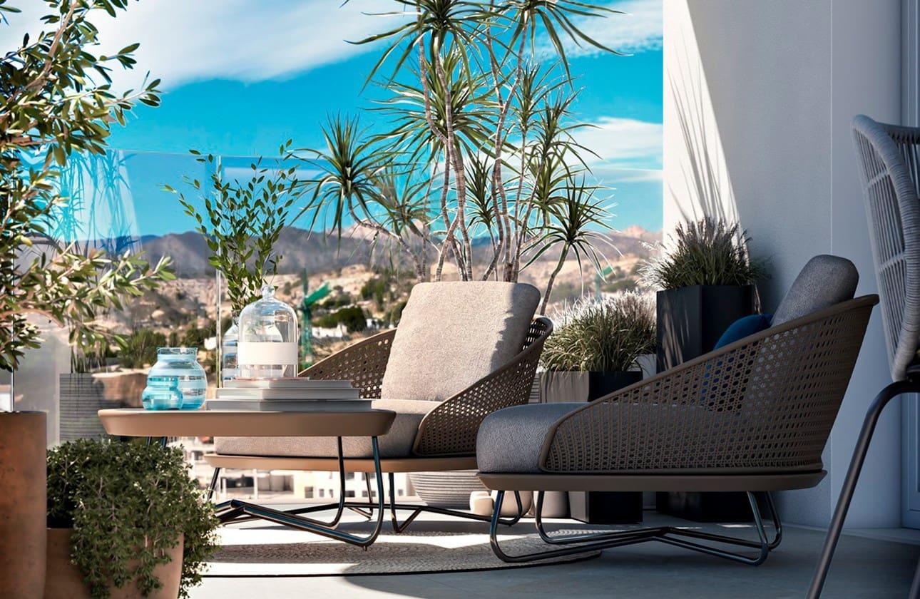 2 sypialnia Apartament na sprzedaż w La Villajoyosa / Vila Joiosa z basenem garażem - 495 000 € (Ref: 8853130)