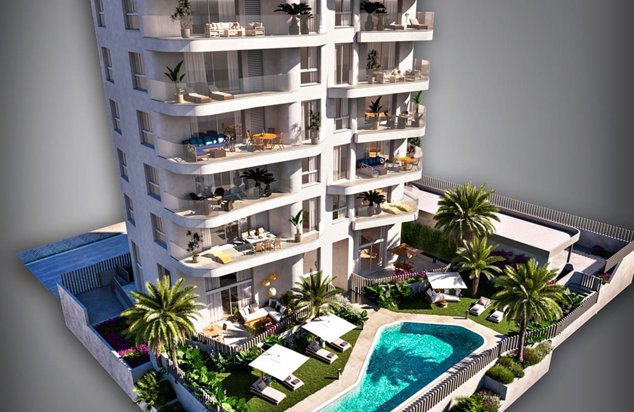 2 sypialnia Apartament na sprzedaż w La Villajoyosa / Vila Joiosa z basenem garażem - 495 000 € (Ref: 8853130)