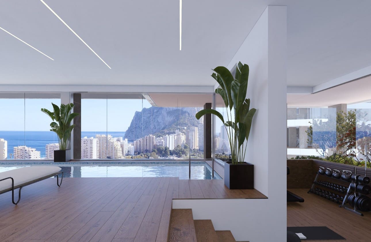 3 sypialnia Penthouse na sprzedaż w Calpe / Calp z basenem garażem - 1 562 000 € (Ref: 8868495)