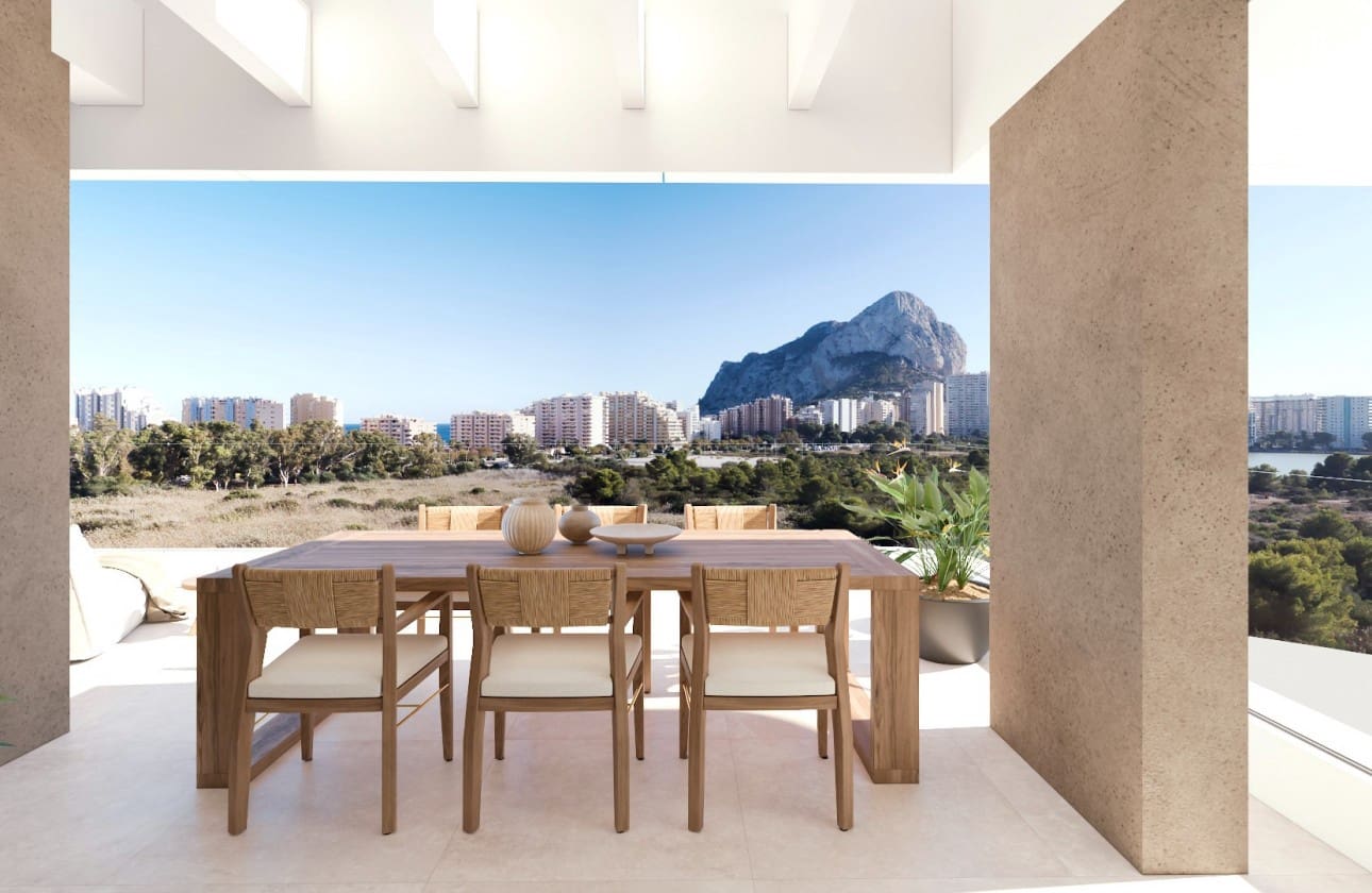 3 sypialnia Penthouse na sprzedaż w Calpe / Calp z basenem garażem - 1 562 000 € (Ref: 8868495)