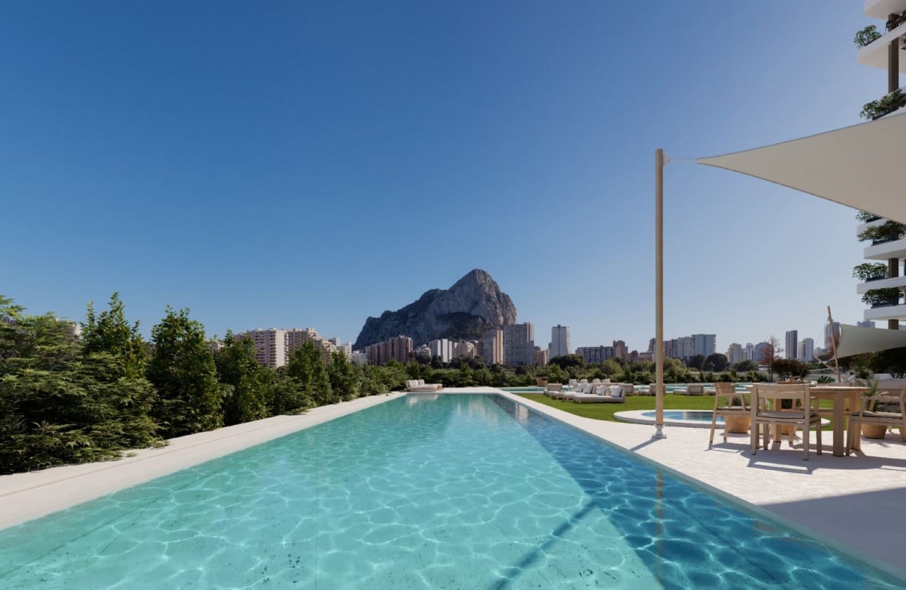 3 sypialnia Penthouse na sprzedaż w Calpe / Calp z basenem garażem - 1 562 000 € (Ref: 8868495)