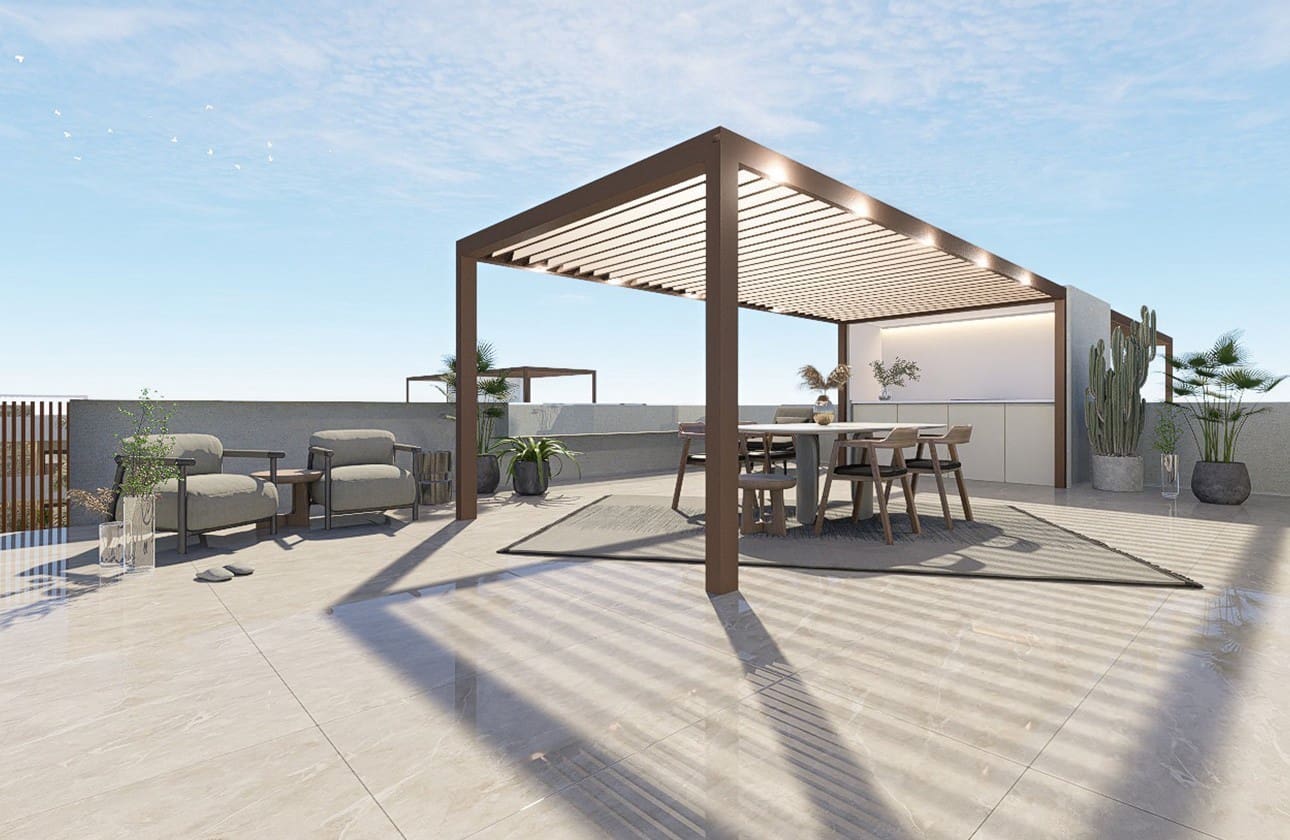 3 soveværelse Penthouse til salg i Pilar de la Horadada med swimmingpool - € 289.900 (Ref: 8924977)