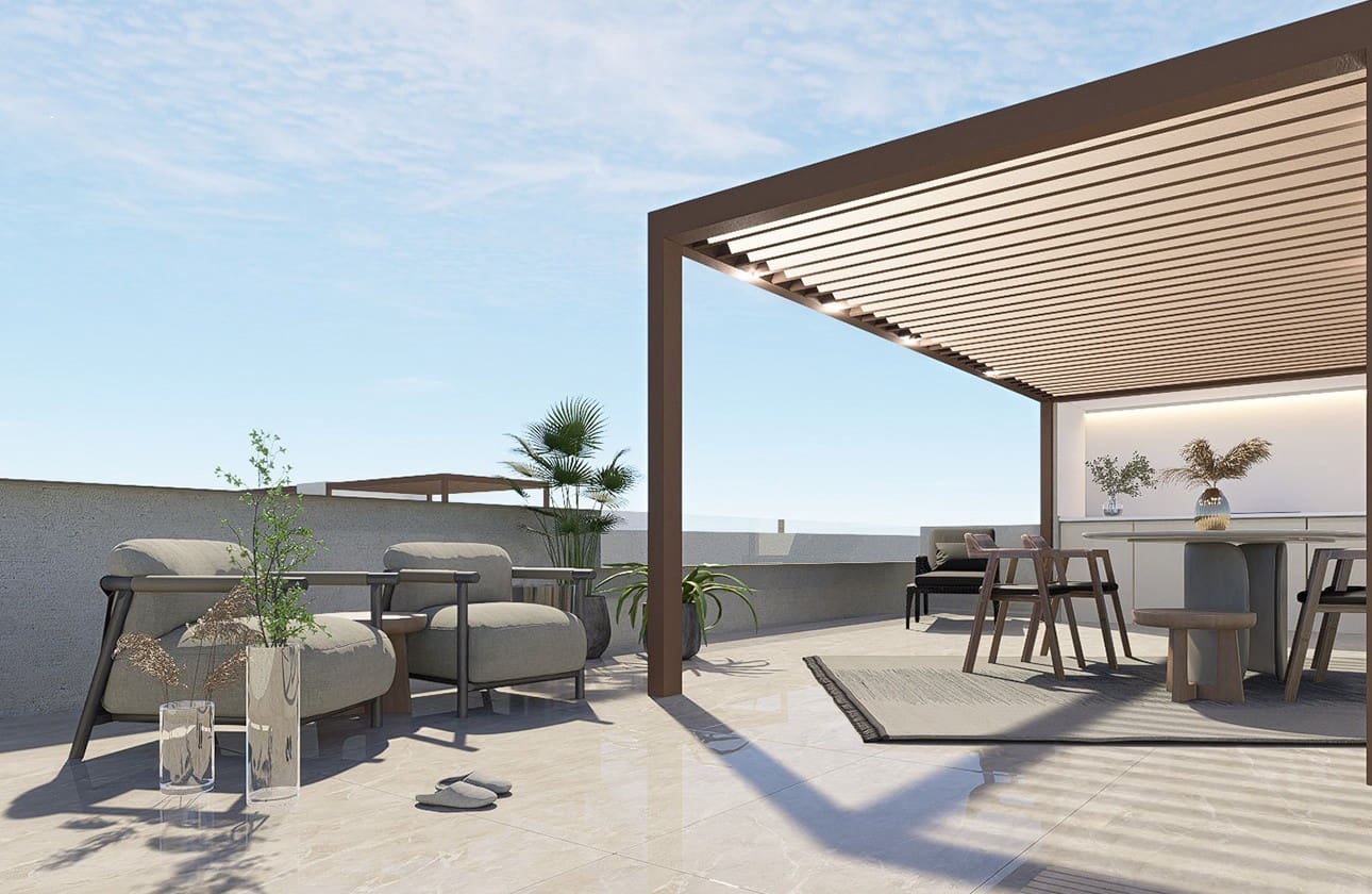 3 soveværelse Penthouse til salg i Pilar de la Horadada med swimmingpool - € 289.900 (Ref: 8924977)