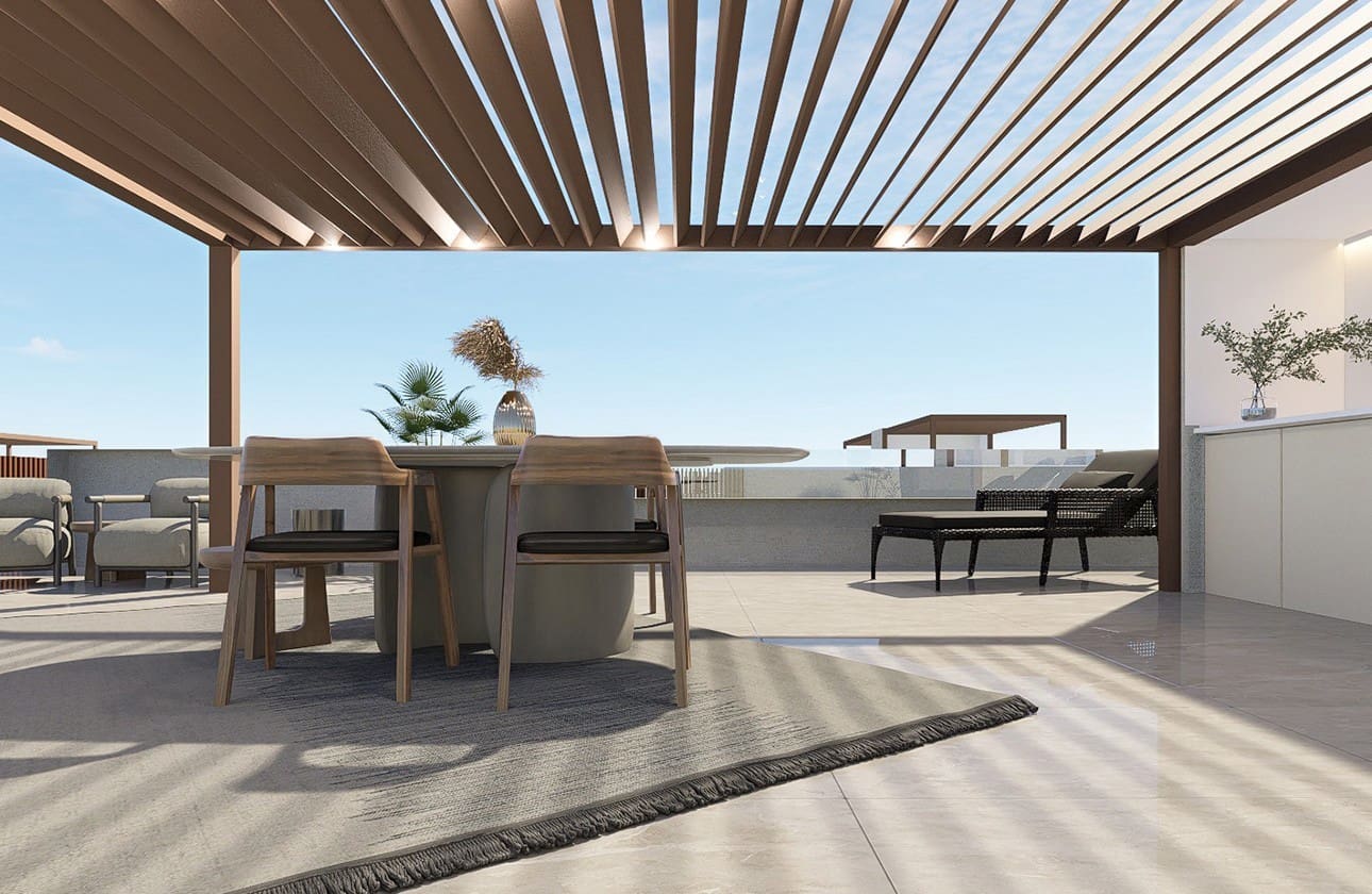 3 soveværelse Penthouse til salg i Pilar de la Horadada med swimmingpool - € 289.900 (Ref: 8924977)