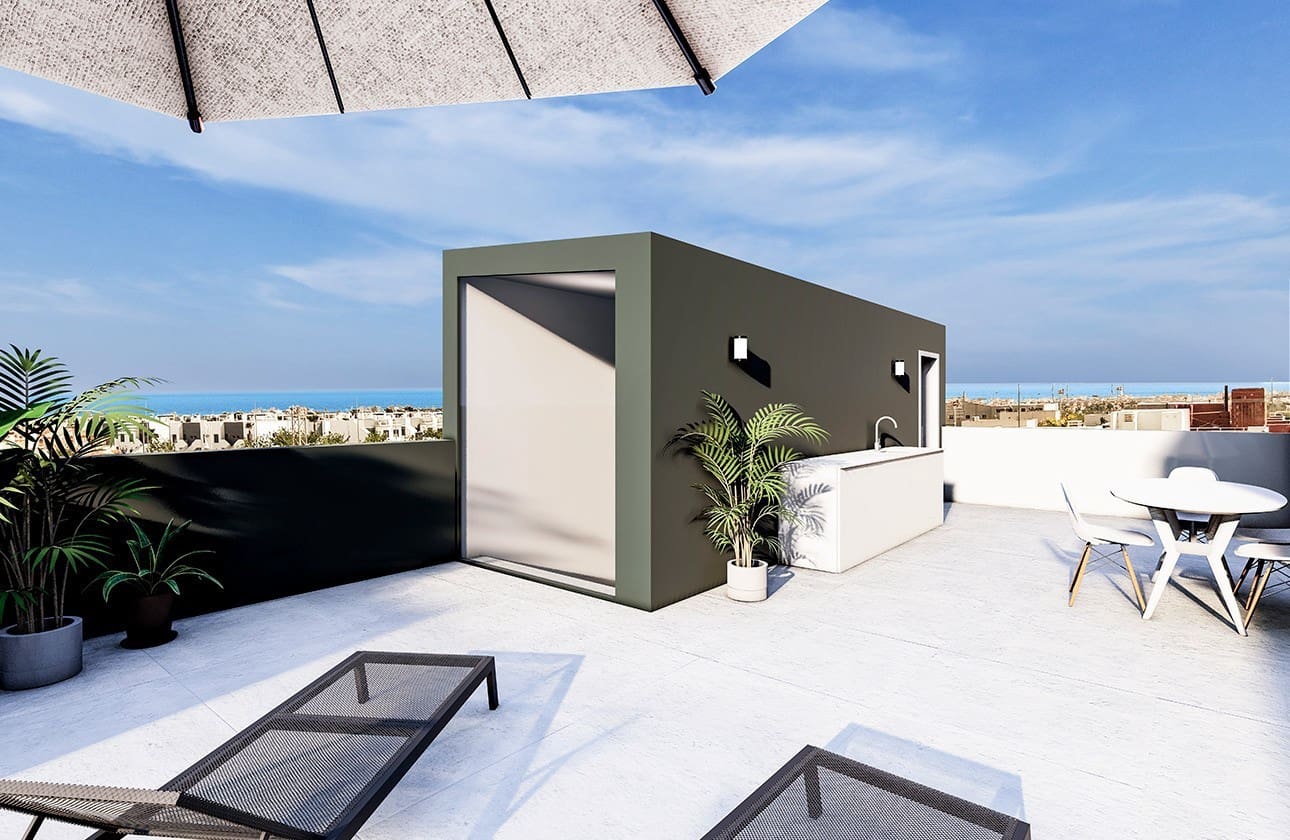 Pareado de 3 habitaciones en Pilar de la Horadada en venta con piscina - 396.000 € (Ref: 8983378)