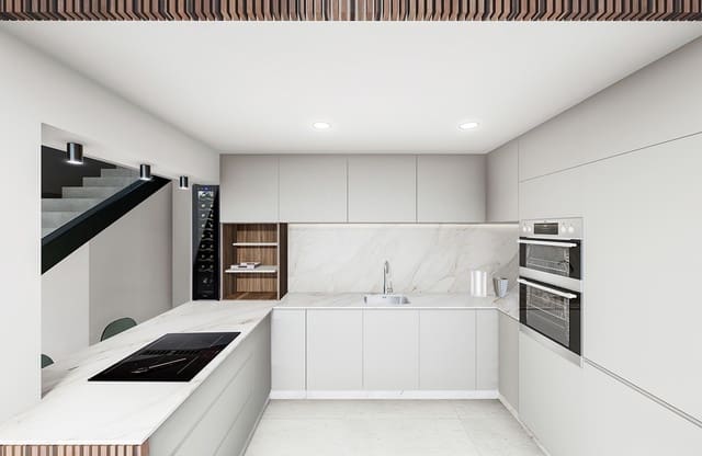 3 soveværelse Semi-Rækkehus til salg i Pilar de la Horadada ciudad, Pilar de la Horadada med swimmingpool - € 385.000 (Ref: 8983380)