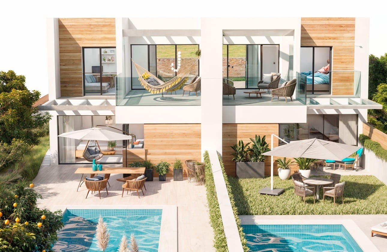 3 chambre Villa/Maison à vendre à Alfaz del Pi / L'Alfas del Pi avec piscine garage - 400 000 € (Ref: 8987272)