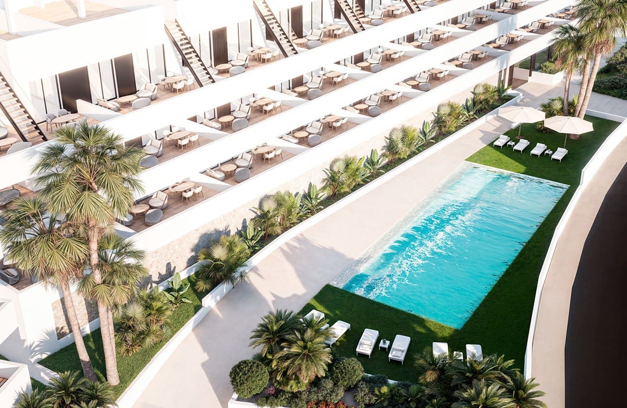 2 soverom Penthouse til salgs i Finestrat med svømmebasseng garasje - € 299 900 (Ref: 8989940)