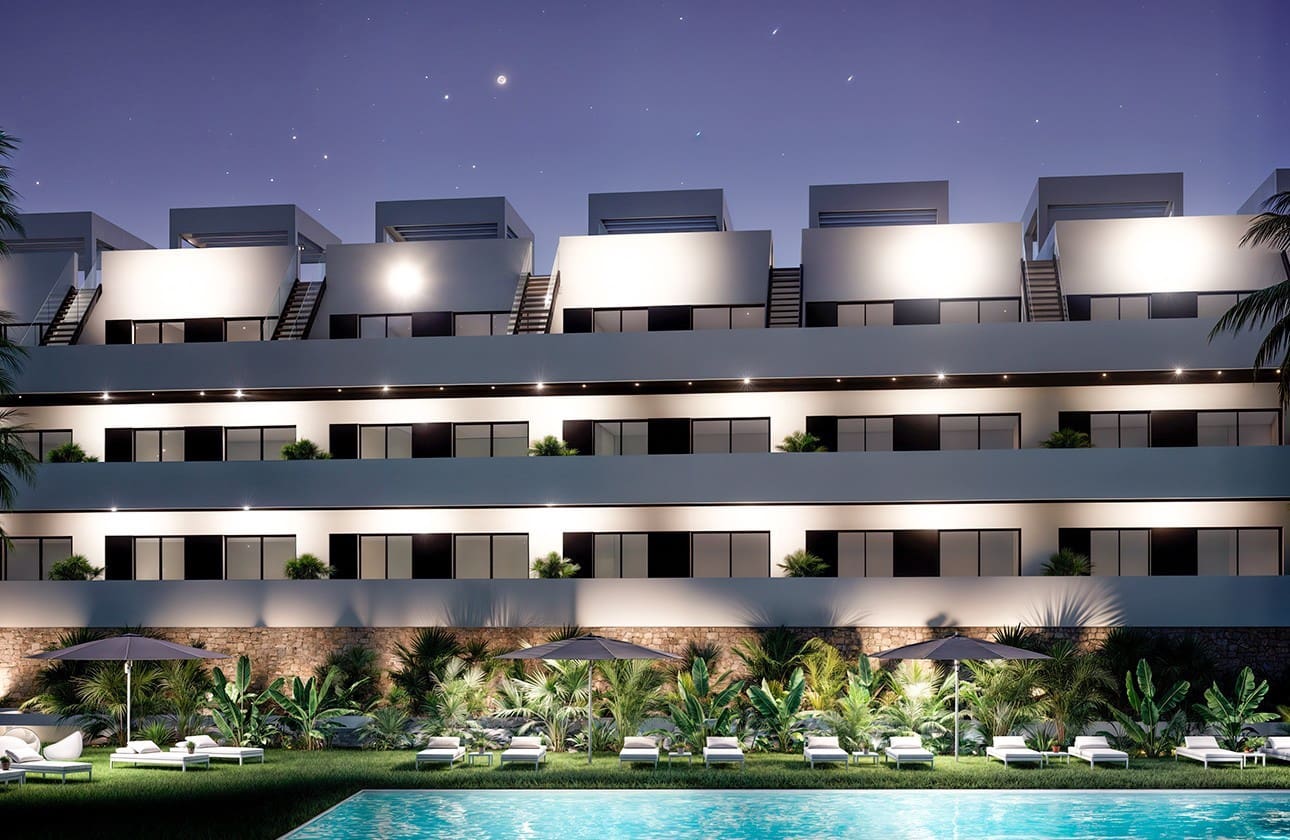 2 soverom Penthouse til salgs i Finestrat med svømmebasseng garasje - € 299 900 (Ref: 8989940)