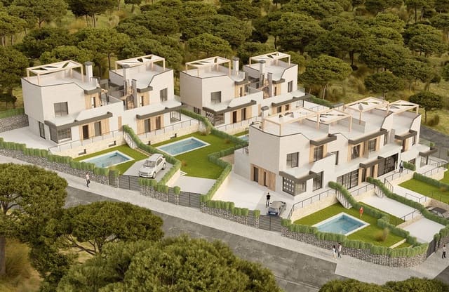 3 sypialnia Willa na sprzedaż w Polop z basenem garażem - 584 370 € (Ref: 8990119)