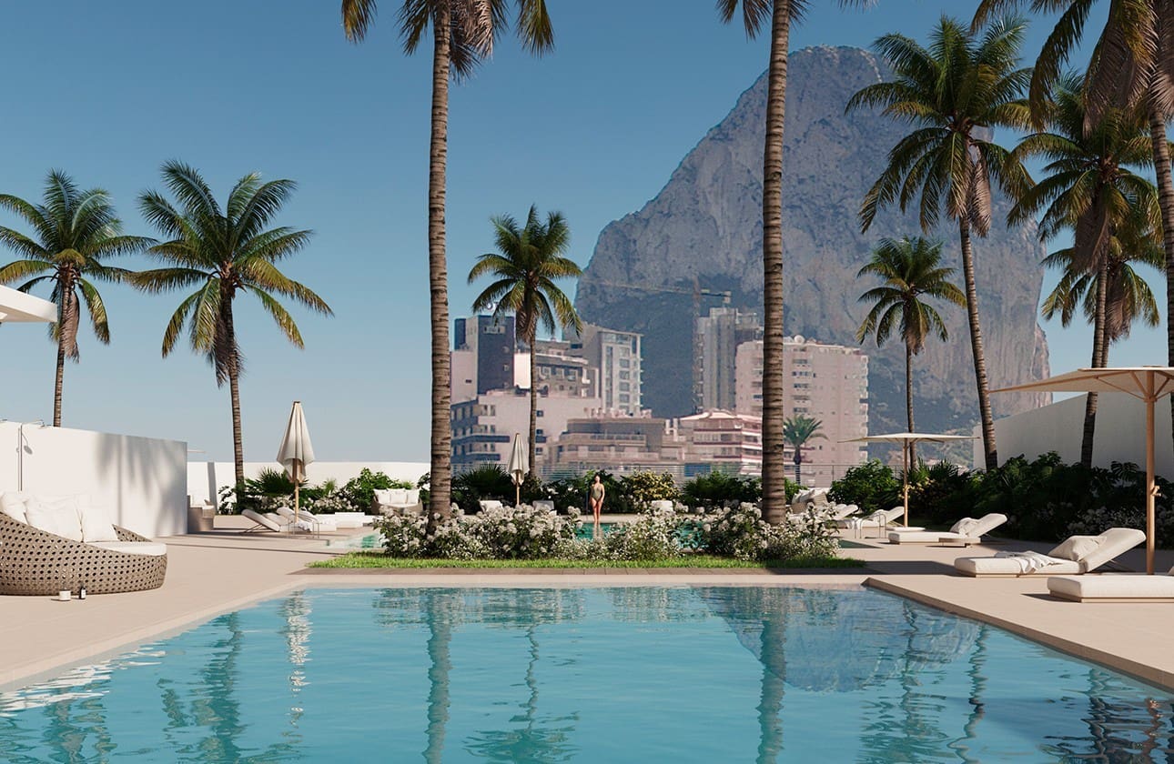 3 soveværelse Lejlighed til salg i Calpe / Calp med swimmingpool garage - € 503.000 (Ref: 9000832)