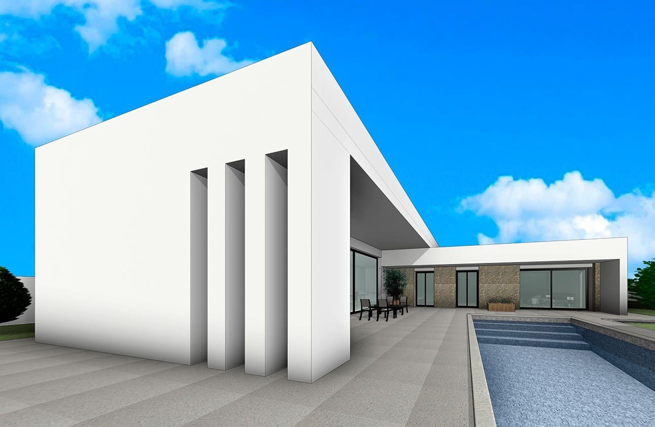 3 soverom Villa til salgs i Aspe med svømmebasseng garasje - € 364 000 (Ref: 9006145)