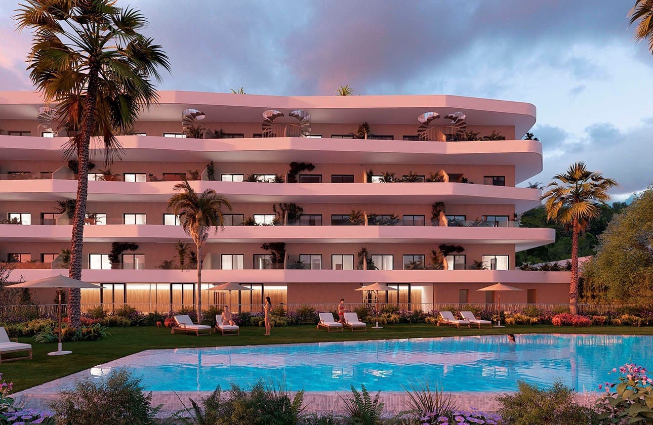 2 soverom Penthouse til salgs i La Nucia med svømmebasseng garasje - € 398 475 (Ref: 9013114)