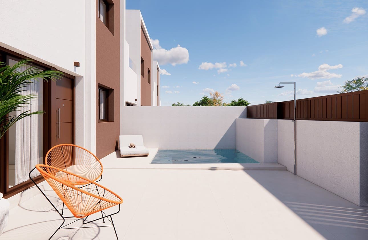 3 sypialnia Dom na sprzedaż w Pilar de la Horadada z basenem - 285 000 € (Ref: 9016175)