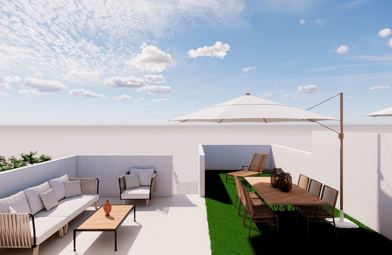 3 sypialnia Dom na sprzedaż w Pilar de la Horadada z basenem - 285 000 € (Ref: 9016175)