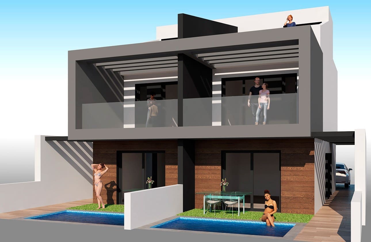 3 bedroom Townhouse for sale in Santiago de la Ribera with pool - € 400,000 (Ref: 9019114)