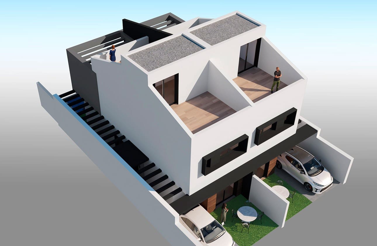 3 bedroom Townhouse for sale in Santiago de la Ribera with pool - € 400,000 (Ref: 9019114)