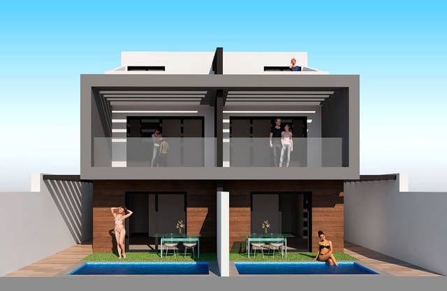 3 bedroom Townhouse for sale in Santiago de la Ribera, San Javier with pool - € 400,000 (Ref: 9019114)