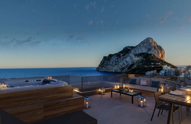 3 sypialnia Apartament na sprzedaż w Levante - Playa Fossa, Calpe / Calp z basenem garażem - 1 265 000 € (Ref: 9022262)