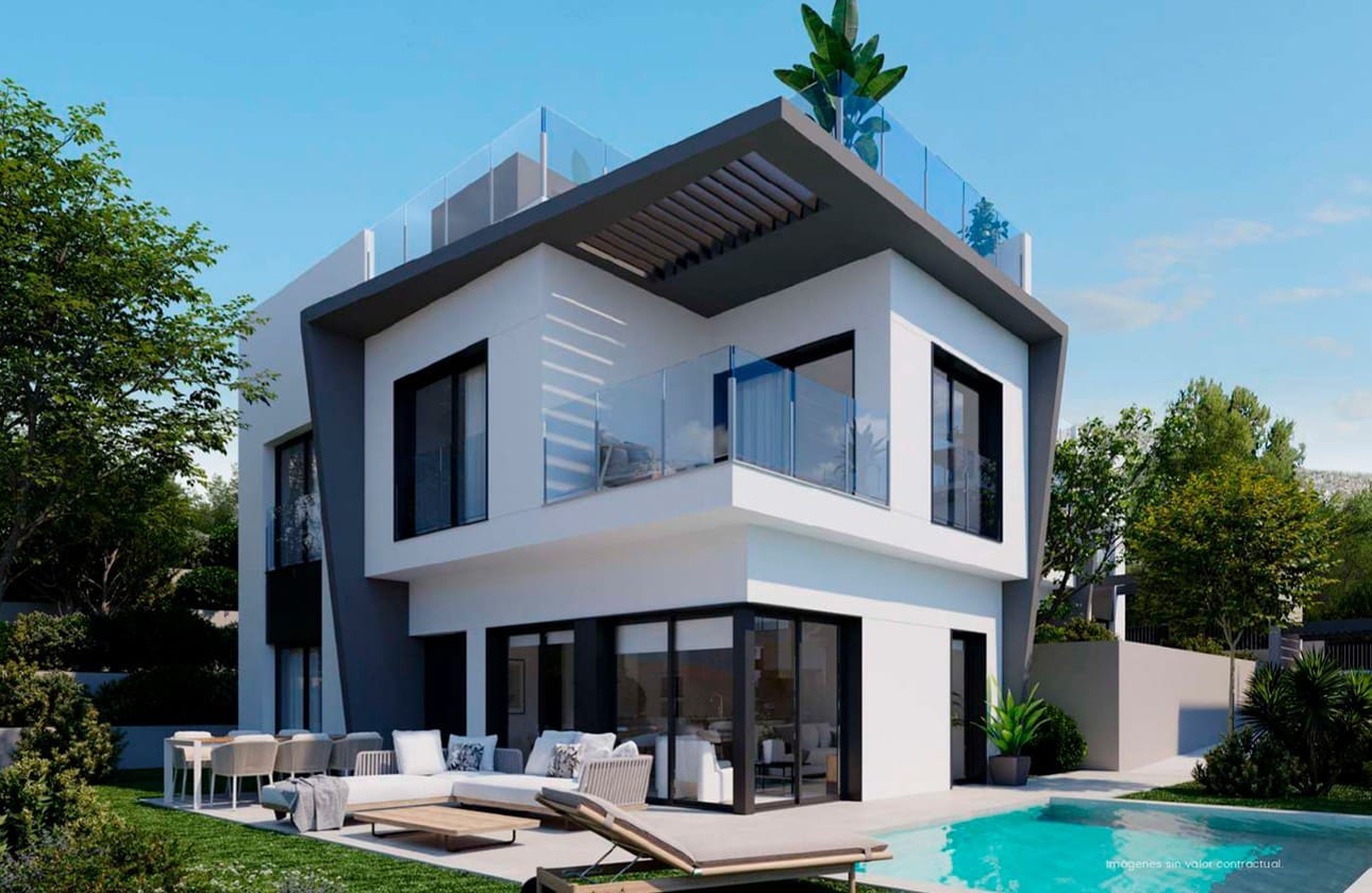 4 soveværelse Villa til salg i La Villajoyosa / Vila Joiosa med swimmingpool garage - € 695.000 (Ref: 9099760)