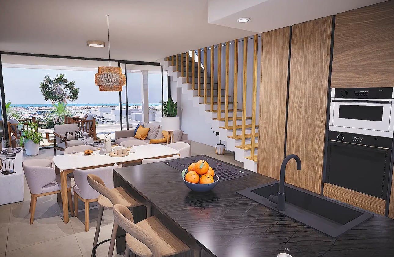 Apartamento de 3 habitaciones en Mar de Cristal en venta con piscina garaje - 380.000 € (Ref: 9101237)