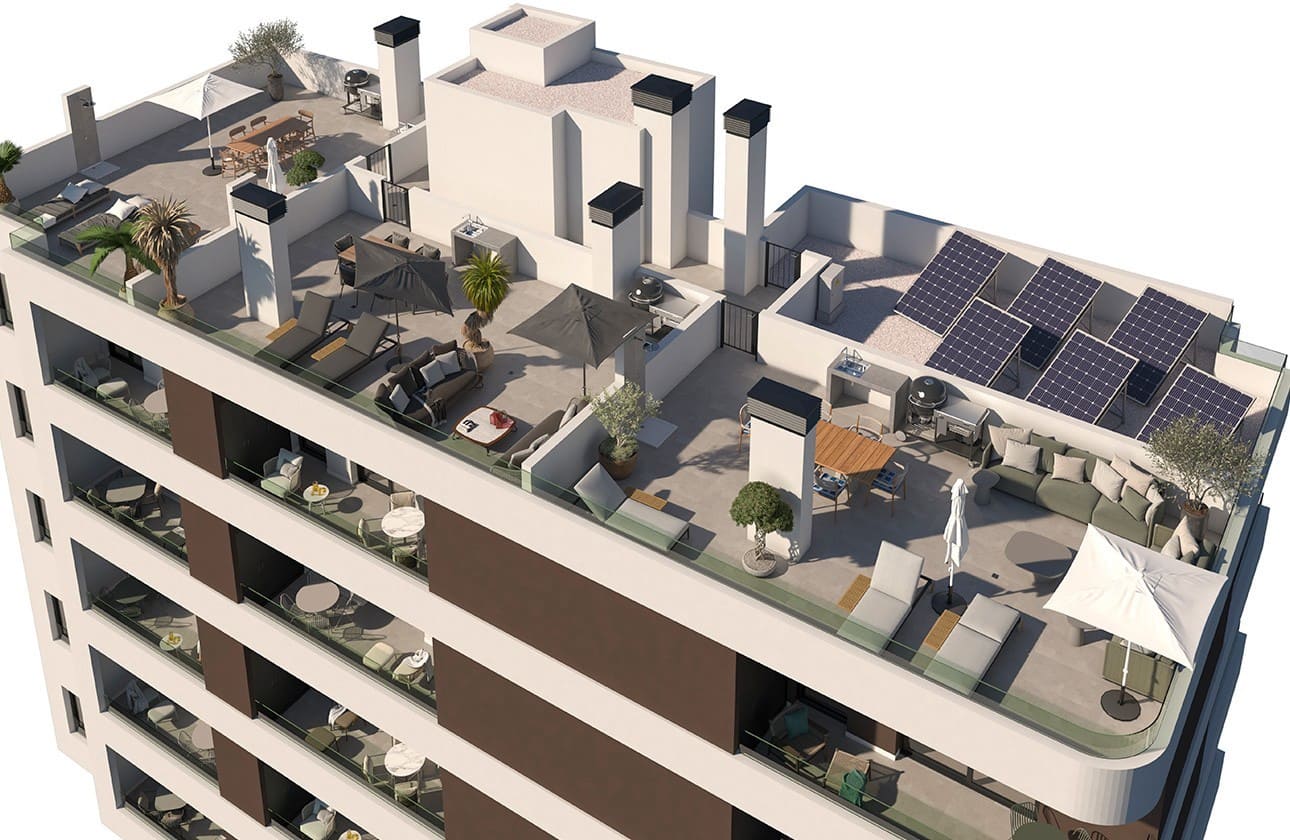 2 soverom Leilighet til salgs i Santa Pola med svømmebasseng garasje - € 283 765 (Ref: 9105360)