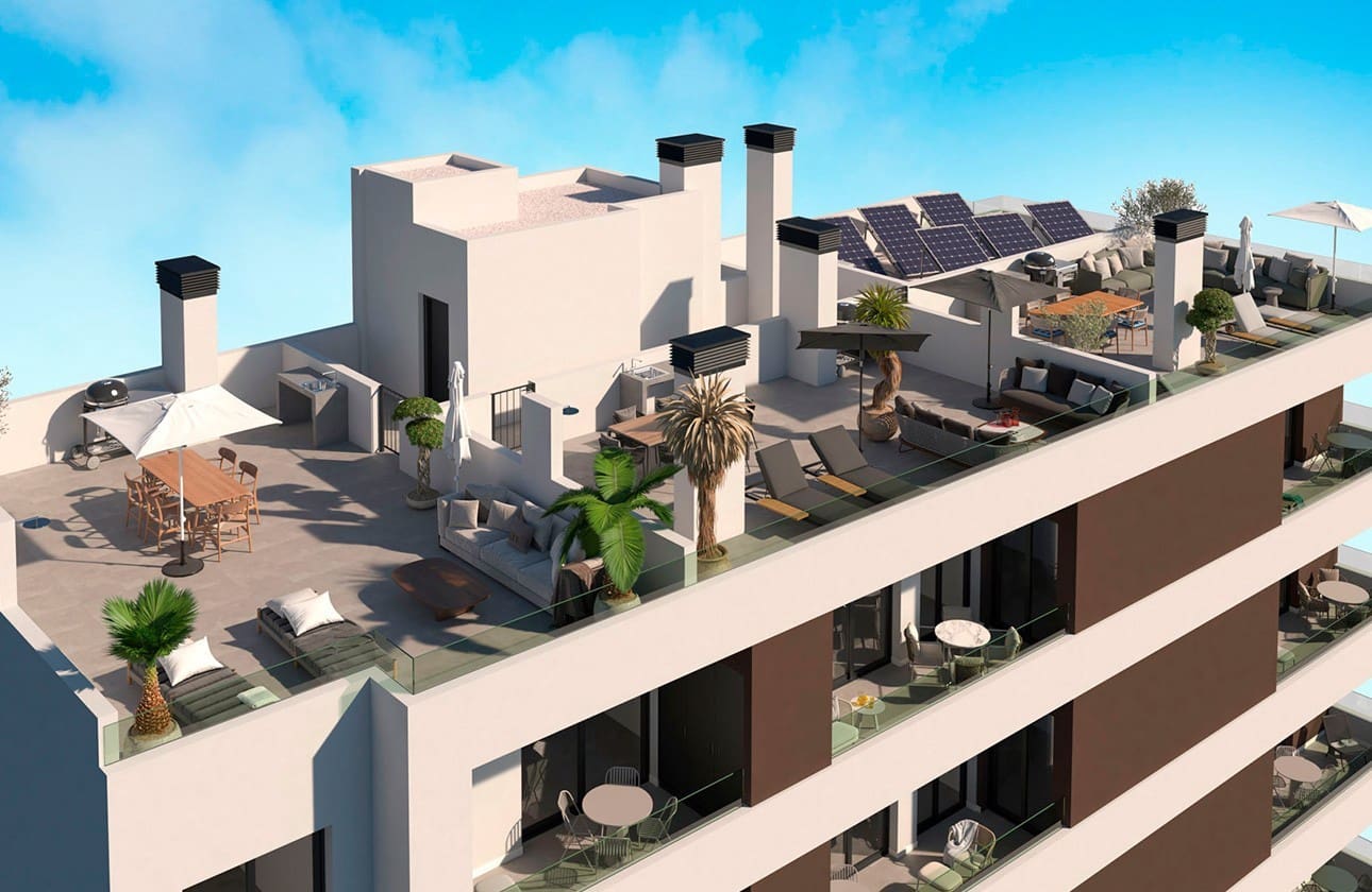 2 soverom Leilighet til salgs i Santa Pola med svømmebasseng garasje - € 283 765 (Ref: 9105360)