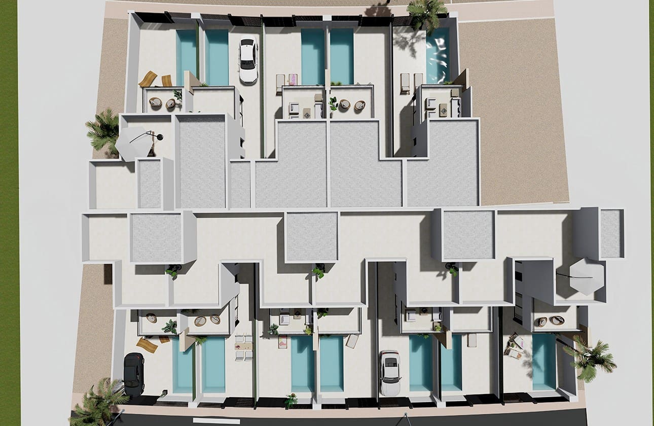 Chalet de 3 habitaciones en Los Alcázares en venta con piscina garaje - 385.000 € (Ref: 9109425)