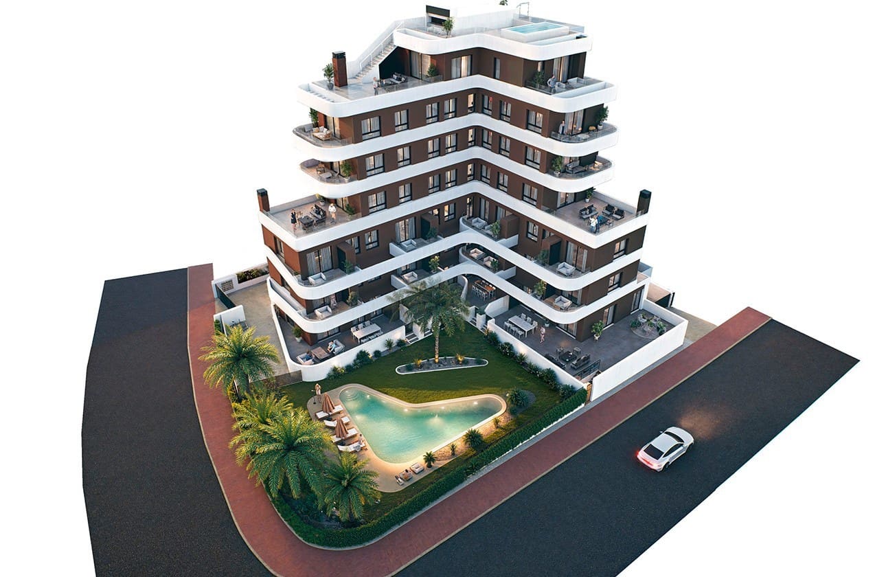 3 soverom Leilighet til salgs i Guardamar del Segura med svømmebasseng garasje - € 420 000 (Ref: 9164542)